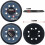 Professional Sanding Pad for Engineering Plastics, Soft Rubber Back for Reduced Vibration, Velcro Back Orbital Sander Pad for Effective Dust Control, 2