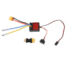 Regolatore di velocità elettronico ESC a spazzole per auto RC, buona dissipazione del calore con molteplici funzioni di protezione, protezione da