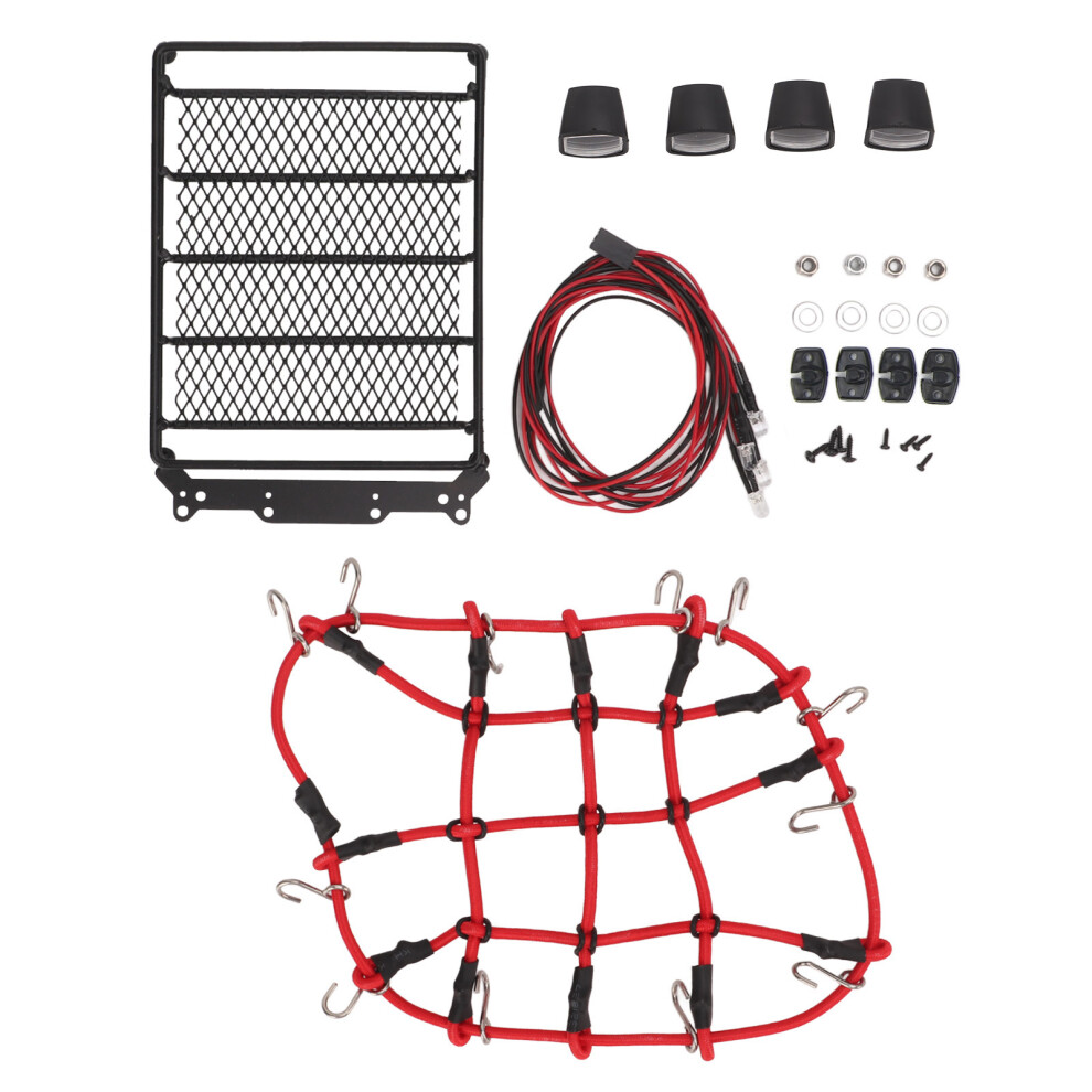 Expedition Rack Mounting Hardware, Heavy Duty Metal Roof Rack Luggage Carrier For Rc Crawler Car Model Vehicle Accessory Fits Standard Roof Racks 9088816571069