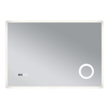 Miroir lumineux LED - HELLOSHOP26 - 70 x 100 cm - Fonction anti-buée - 3 niveaux d'éclairage - Montage facile