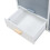 Commode - HELLOSHOP26 - 72 x 80 x 40 cm - MDF - 2 tiroirs - Style intemporel 4