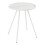 Table d'appoint - HELLOSHOP26 - 55 x 42 cm - Acier laqué - Blanc - Utilisation intérieure/extérieure 1