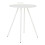 Table d'appoint - HELLOSHOP26 - 55 x 42 cm - Acier laqué - Blanc - Utilisation intérieure/extérieure 2