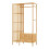 Cabideiro de entrada design 185 x 100 x 45 cm bambu natural 03_0010388 1