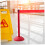 Retractable Wall Barrier Ropes Belt Assorted Colours 4