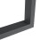 Pieds de table - HELLOSHOP26 - Lot de 2 - Acier laqué - 72 x 100 cm - Design moderne 5
