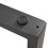 Pieds de table - HELLOSHOP26 - Lot de 2 - Acier laqué - 72 x 100 cm - Design moderne 6