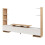 TV-meubel - HELLOSHOP26 - 03_0010087 - Wit - 2 deuren - Modern design 1