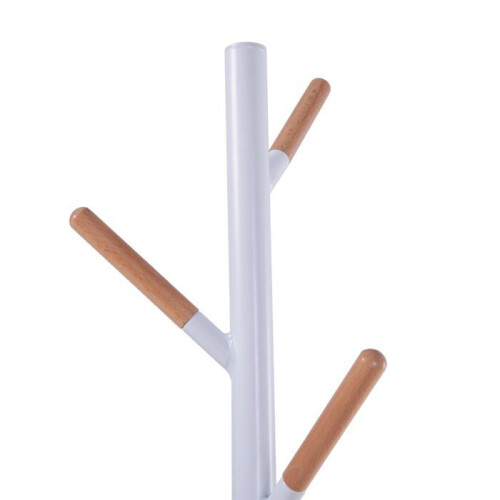 Cabide - HELLOSHOP26 - Design moderno - Aço branco - 6 ganchos - 172 cm de altura 1