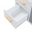 Comò - HELLOSHOP26 - 66 x 60 x 40 cm - Bambù - 2 cassetti - Porta a tenda 3