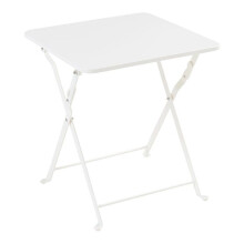 Tavolo da campeggio pieghevole da giardino 45 x 40 x 40 cm acciaio bianco 03_0011091