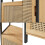 Móvel coluna de banheiro bambu ratan 172 x 40 x 35 cm MDF 4