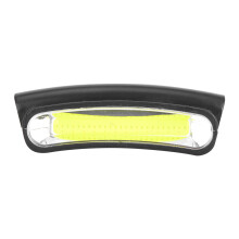 COB-LED-Kappenlampe, helle Taschenlampe, Clip-Befestigungslampe für Hutvisiere mit drei Modi, leichtes und robustes PVC für Outdoor-Aktivitäten