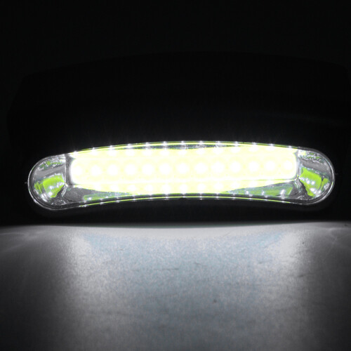 COB LED ΚΑΠ Φως με κλιπ για καπέλο με τρεις τρόπους λειτουργίας, ελαφρύ ανθεκτικό PVC 2