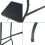 Table de camping - HELLOSHOP26 - 180 x 75 x 72 cm - Effet rotin noir - Pliable - Robuste 6