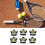 6 PCS Tennis Schläger Vibration Dämpfer Schädel 11
