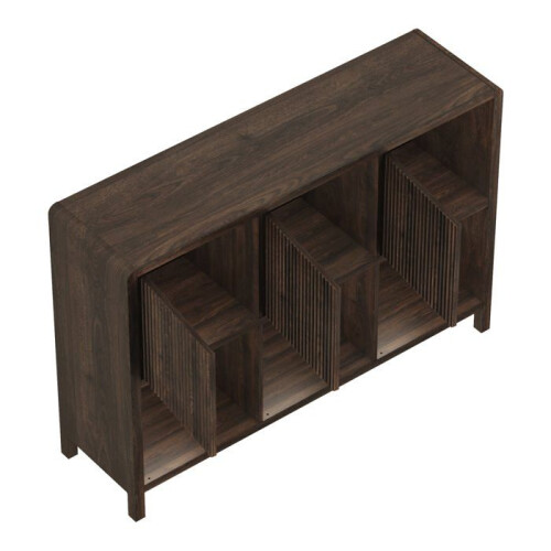 Comôde - HELLOSHOP26 - 76,5 x 110 x 30 cm - MDF - 3 compartimentos abertos - Push-to-Open 1