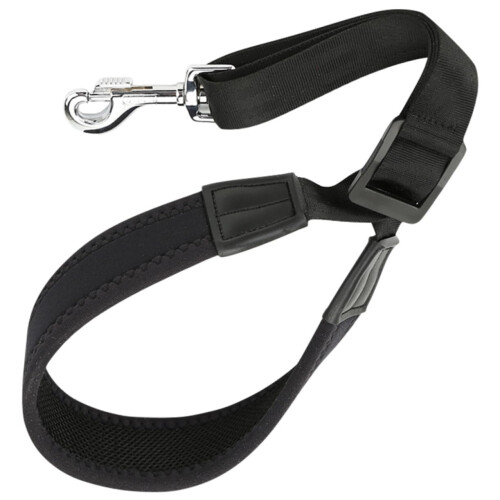 Adjustable Leather Saxophone Neck Strap, Comfortable Holder for Alto Tenor Saxophone