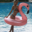 Σαλόνι πισίνας, δαχτυλίδι κολύμβησης Flamingo για παιδιά και ενήλικες, σχεδιασμένο 5