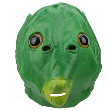 Halloween-Kostüm, Fischkopf, Party-Gesichtsschutz,