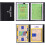 Foldable soccer training board, portable soccer game clipboard 5