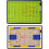 Foldable soccer training board, portable soccer game clipboard 3