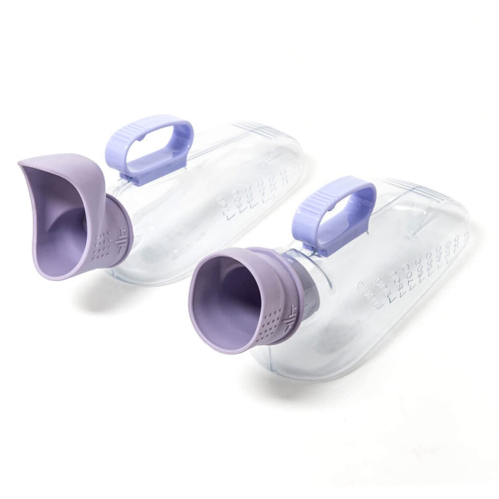 1Pc Auto Portable Urinal Pot Urine Bottle Pee Bottle Camping Urinal Female
