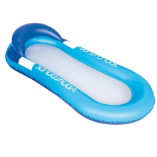 Tumbona ergonómica con reposacabezas y centro de malla refrescante, portátil y duradera para aventuras en el océano, el lago o la piscina (para
