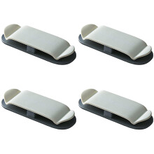 Clips de gestion de câbles innovants, organiseur de bureau, robustes et réutilisables, design unique en forme de S pour des espaces de travail sans