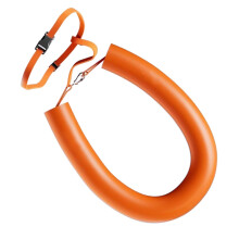 Swimming buoy for adults, lightweight float with hip belt for beach, training, orange