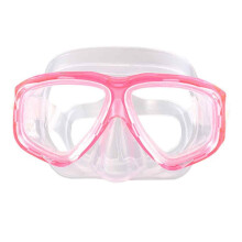 Schnorchelmaske für Jugendliche, Tauchmaske aus lebensmittelechtem Silikon mit Taucherbrille aus gehärtetem Glas, beschlagfreie Tauchmaske für