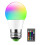RGB 3W Light Bulb with Remote, MultiColour, Dimmable Smart LED, E27, AC 1