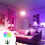 RGB 3W Light Bulb with Remote, MultiColour, Dimmable Smart LED, E27, AC 3