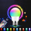 RGB 3W Light Bulb with Remote, MultiColour, Dimmable Smart LED, E27, AC 2