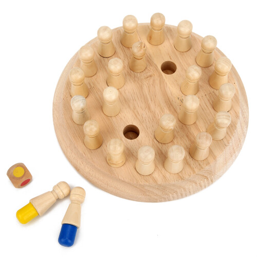 Holz Memory Spiel Schach Spiel Desktop 1