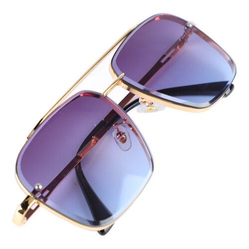 Κομψά γυαλιά ηλίου Aviator για άνδρες και γυναίκες, ρετρό τετράγωνο μεταλλικό 2