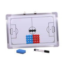 Football Practice Board With Marker Pen Portable Soccer Coaching Board 27 Buttons Teaching Assistant Easy To Clean
