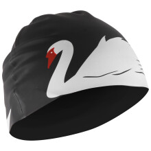 Elastische Silikon-Badekappe für Damen und Herren, extra große Badekappe mit weicher, dehnbarer Passform für Zöpfe und Locken, strapazierfähige