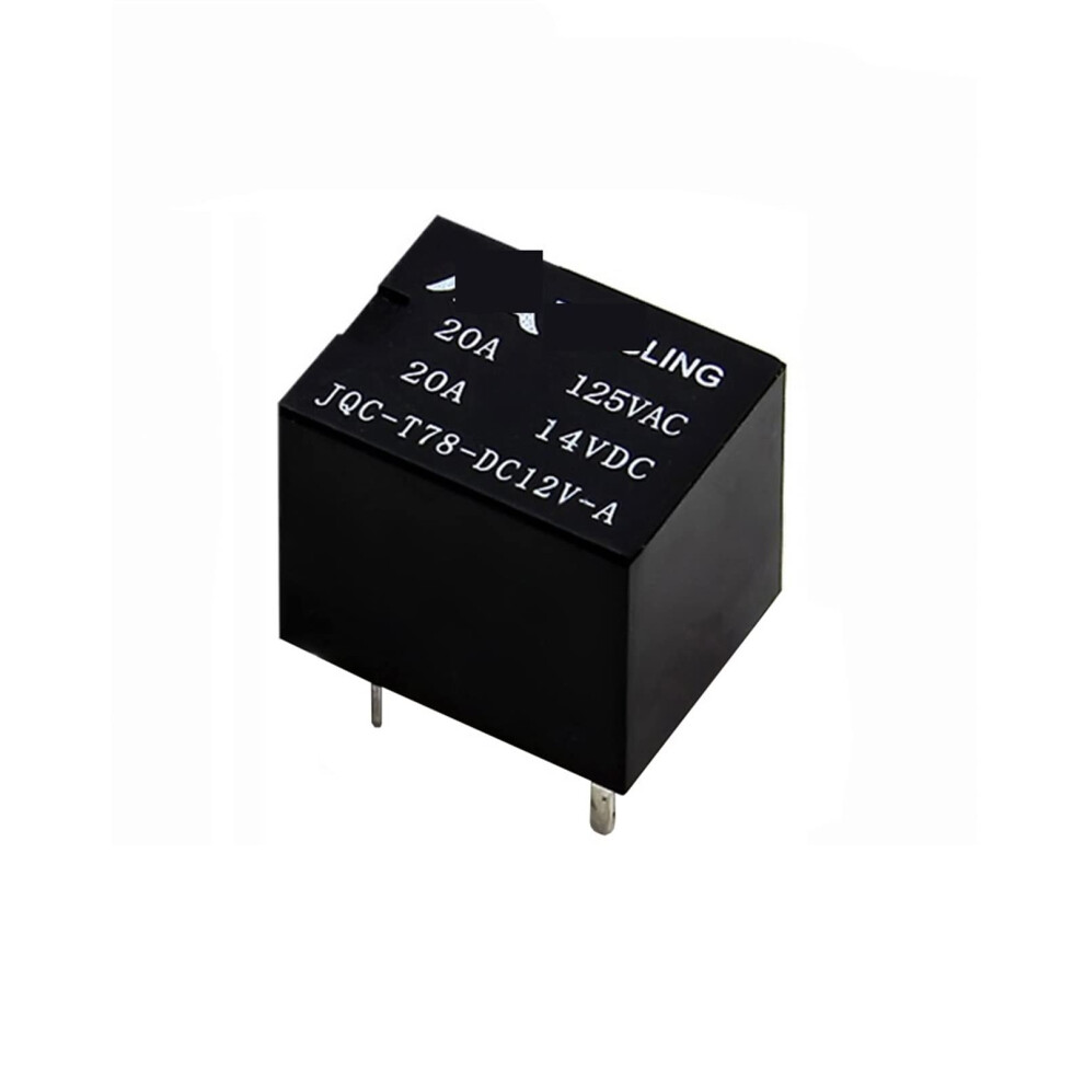 5Pcs T78 Small Electromagnetic Relays 5V/12V/24V 4/5Pin 20A 125Vac Jqct78dc12va 4Pin Jqct78dc12vc 5Pin (Color: 5 Pin, Size: Jqct78dc12va 12V) 9119770125552