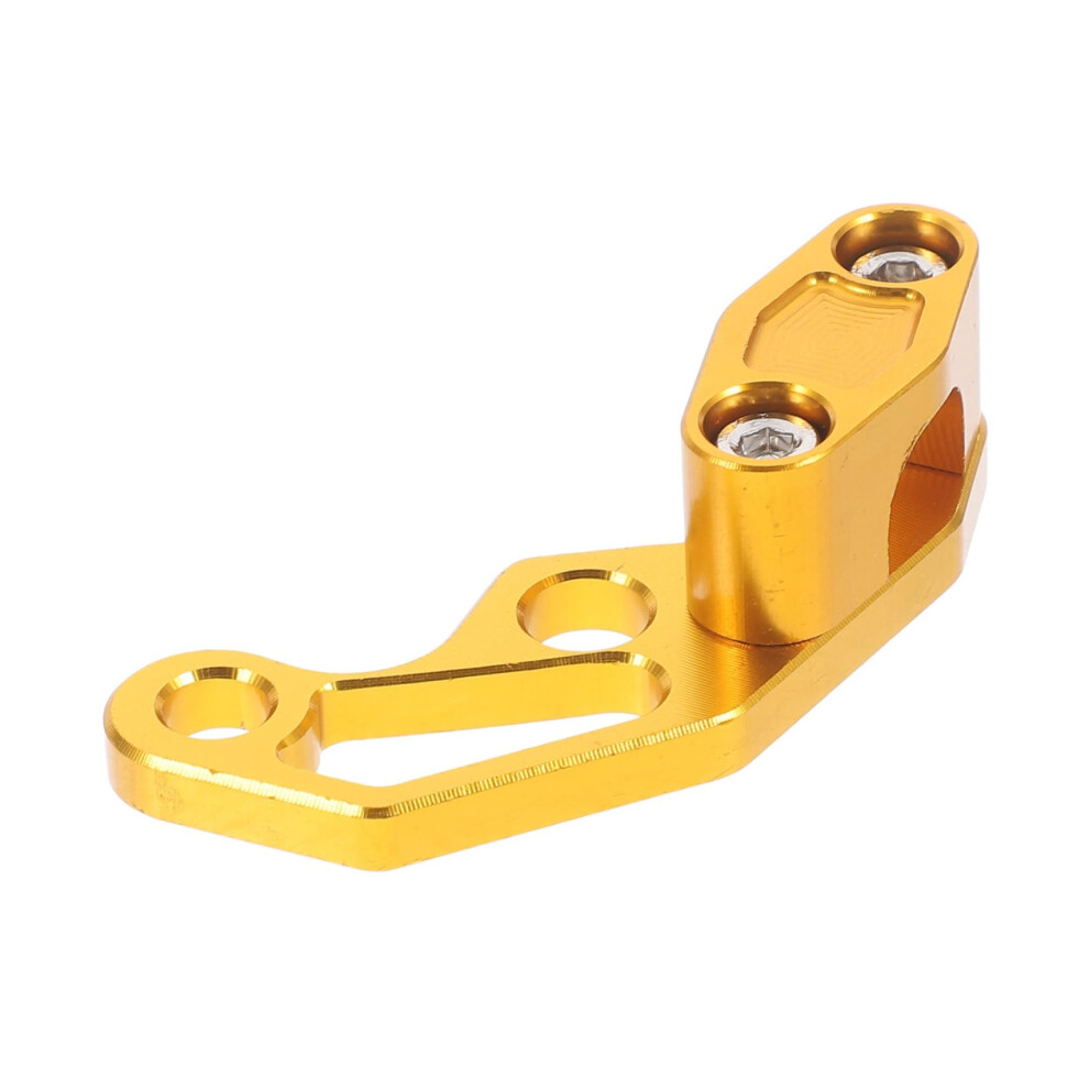 Motorcycle Brake Line Clamp Aluminum Alloy Cable Retaining Clip For Secure Installation Golden 9339159707937