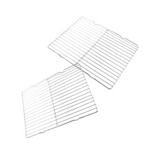 Shredder, 2piece easytouse stainless steel wire rack for baking goods and draining oils