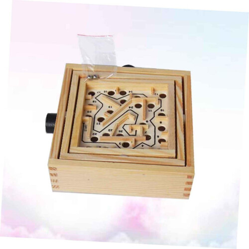Bamboo Baby Accessories Table Game, Desktop Maze Educational Toy 2