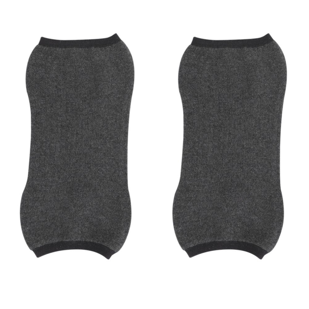 Gray Knee Pads Warm Knee Warmer Winter Support Nonslip Comfortable Brace M
