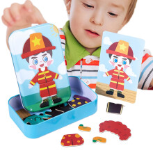 Magnetic DressUp Toy, Puzzle, Wooden Toy for Ages 3