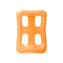 1PC Thick Inflatable Floating Water Hammock Pool Floaties, Saddle Lounge Chair Hammock Drift Chair Simple and Comfortable (Orange)