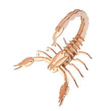 1 piece wooden puzzle insect model for creative intelligence toy