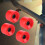 PU Set 70x51 Mm 4 Long Red Polyurethane Skating Lovers 3