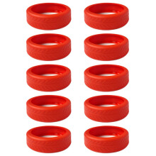 Soft Silicone Luggage Wheel Cover Set Of 10 Universal Fit Shock Absorbing Wheel Protector
