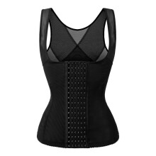 Waist Corset Postpartum Shapewear Sheath Women 5XL Black Flat Belly Waist Trainer Tummy Control