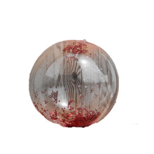 Buitenplezier, opblaasbare discoballen met glitterconfetti en snelventiel, gemaakt van hoogwaardig PVC voor in het zwembad of de zomer.